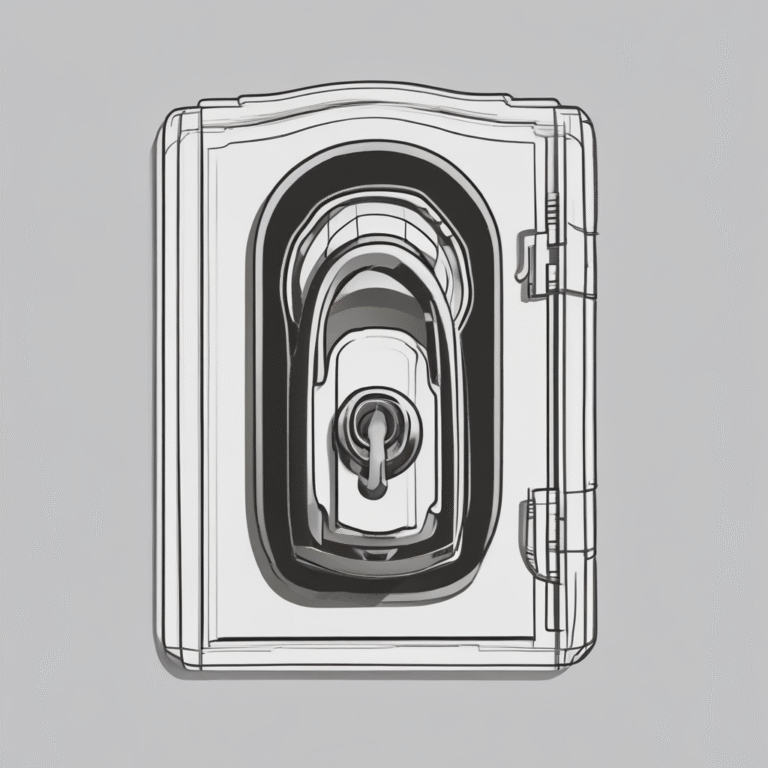 A digital lock to signify secure access and compliance measures.