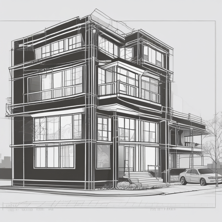 A blueprint document illustrating the structured framework of the AI Act.