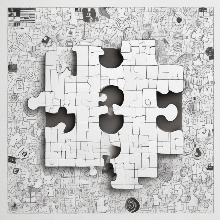 A puzzle piece representing the integration of AI into society and the need for careful consideration in its implementation.