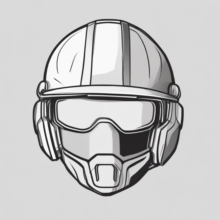 A safety helmet to signify protection and the importance of safeguarding against potential harms of AI systems.