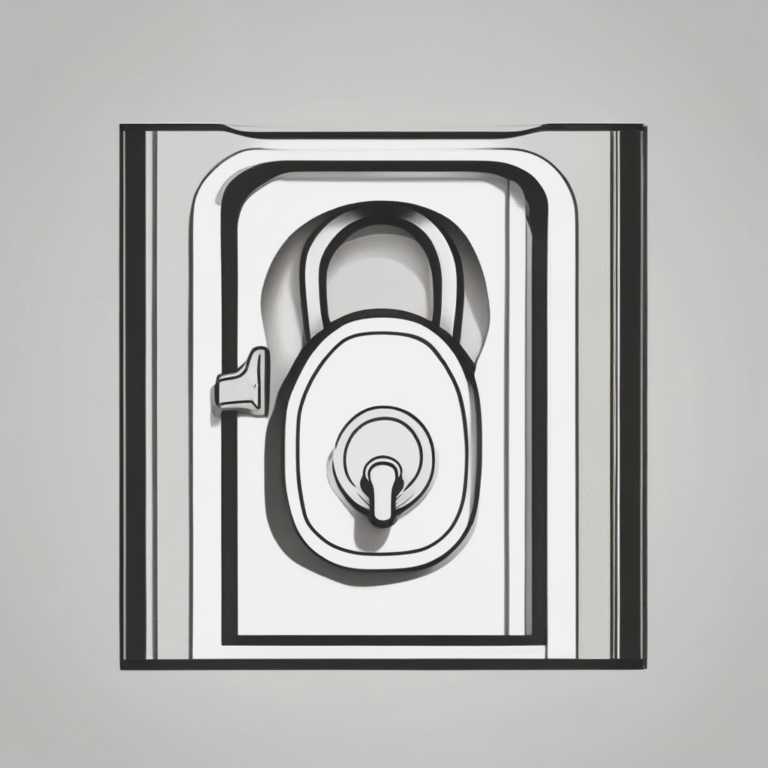 A digital lock to signify security and privacy concerns related to artificial intelligence.