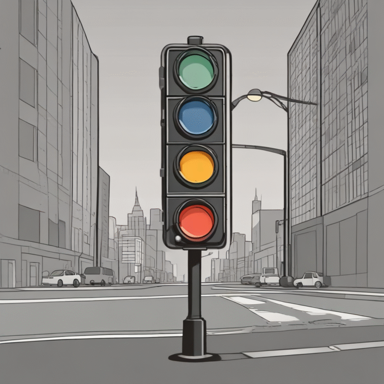 A traffic light