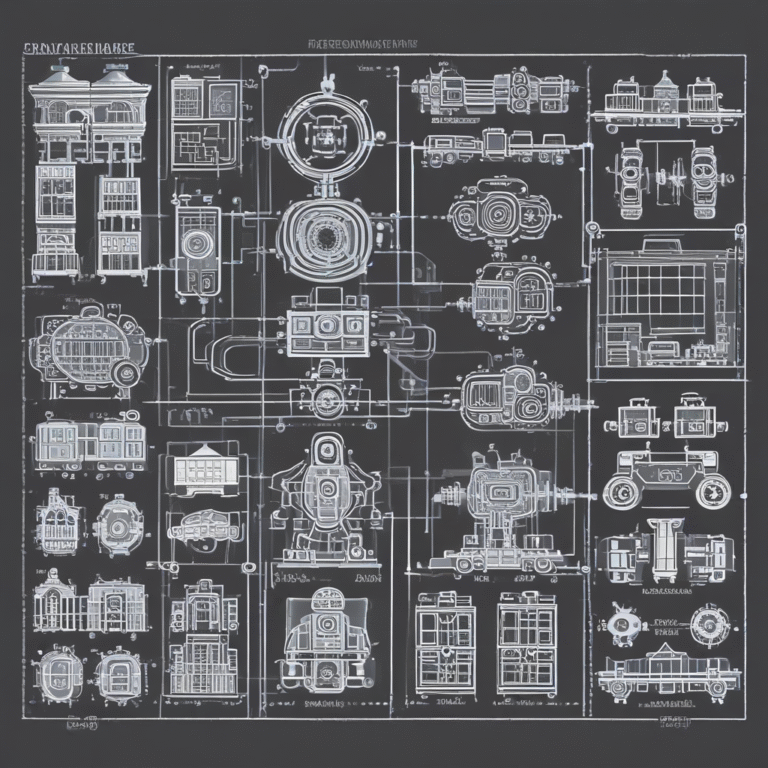 A blueprint to illustrate the structured approach needed for effective AI governance.