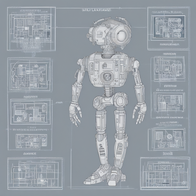A blueprint illustrating the structured approach to AI development and compliance.