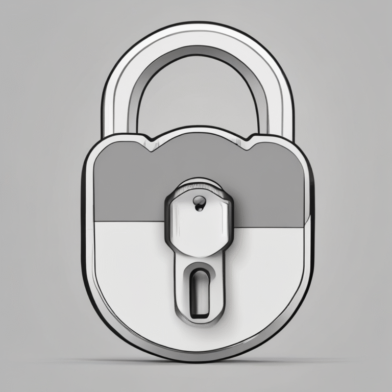 A digital padlock.