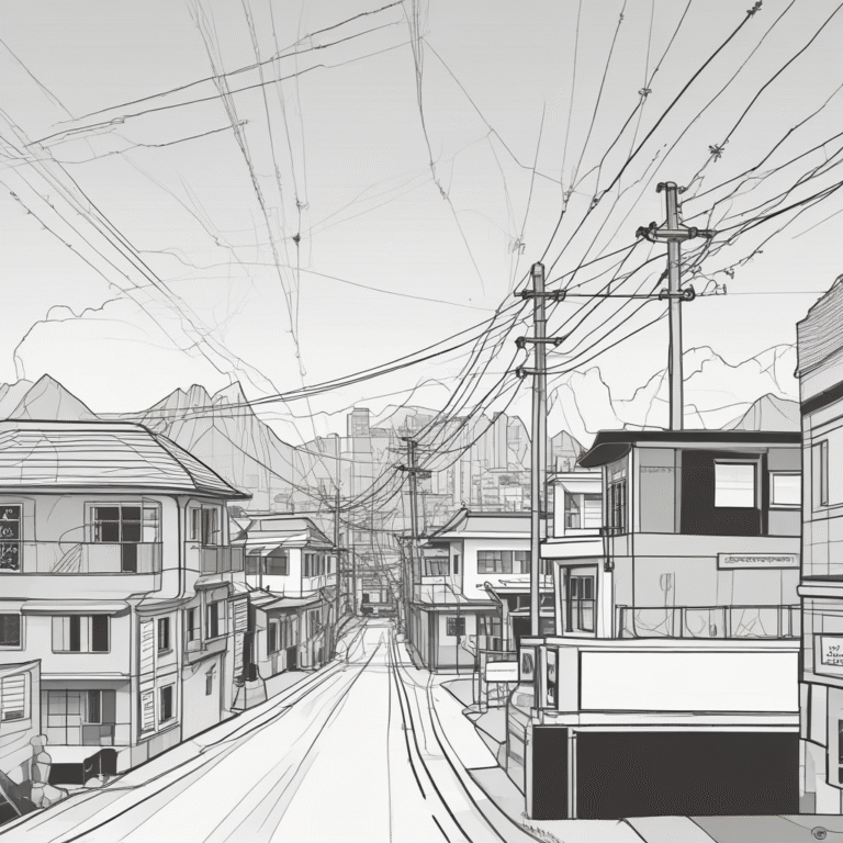 A tangled web of wires