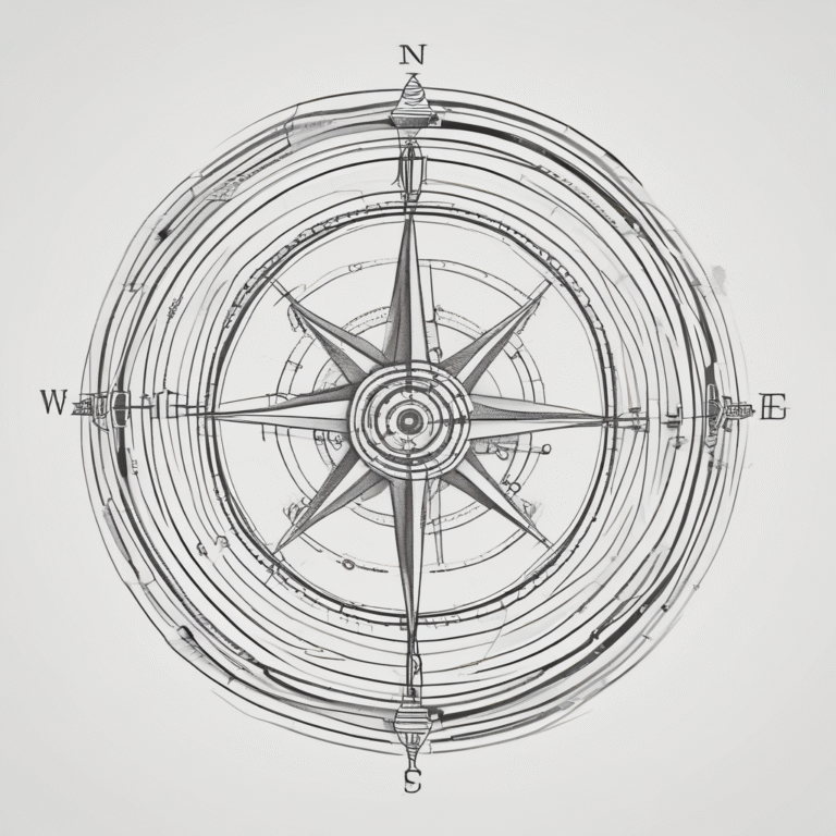 A compass illustrating guidance and direction in the evolving landscape of AI legislation.