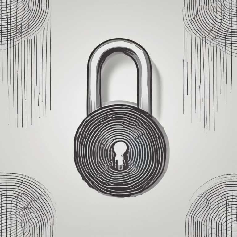 A lock with a digital fingerprint scanner