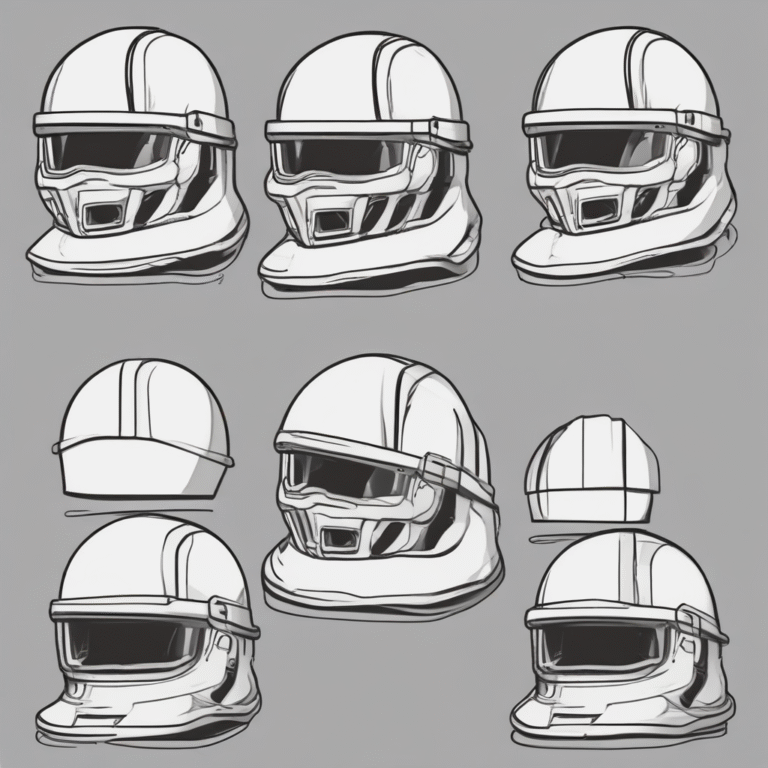 A safety helmet.