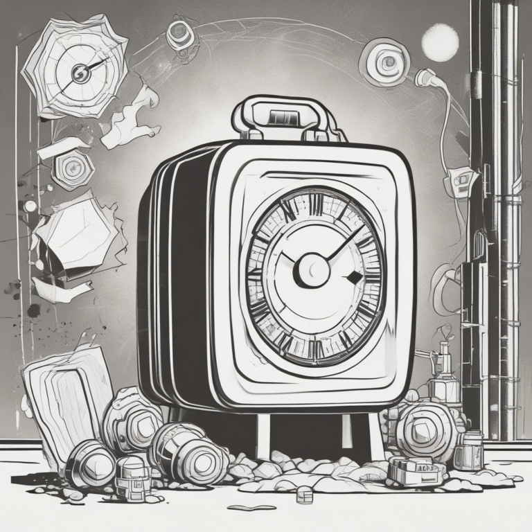 A ticking time bomb illustrating the urgency and potential explosive consequences of regulatory violations.