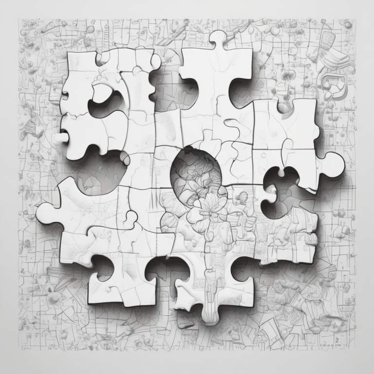 A jigsaw puzzle piece illustrating the need for collaboration and the intricate nature of solving governance challenges in AI.