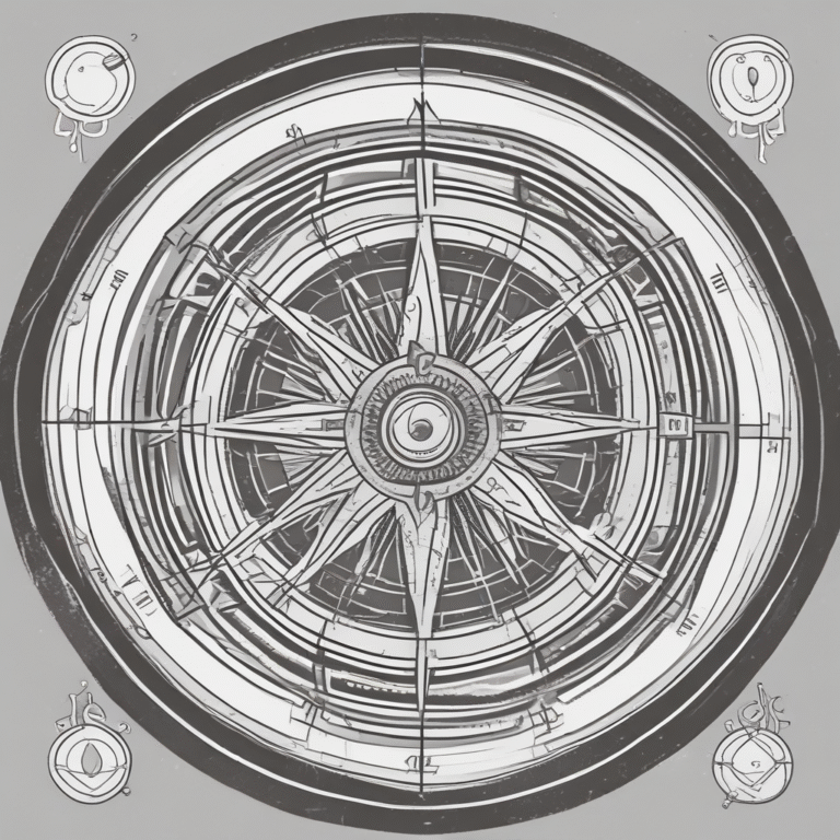 A compass illustrating guidance in navigating the complexities of ethical innovation.