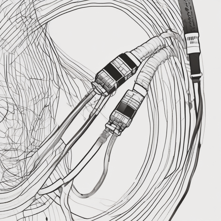 A network cable to illustrate connectivity and the potential vulnerabilities in intelligent systems.
