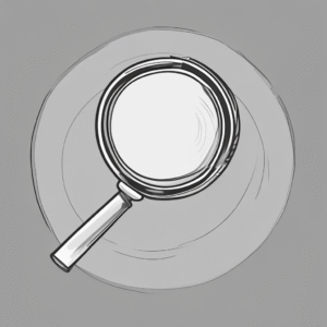 A magnifying glass
