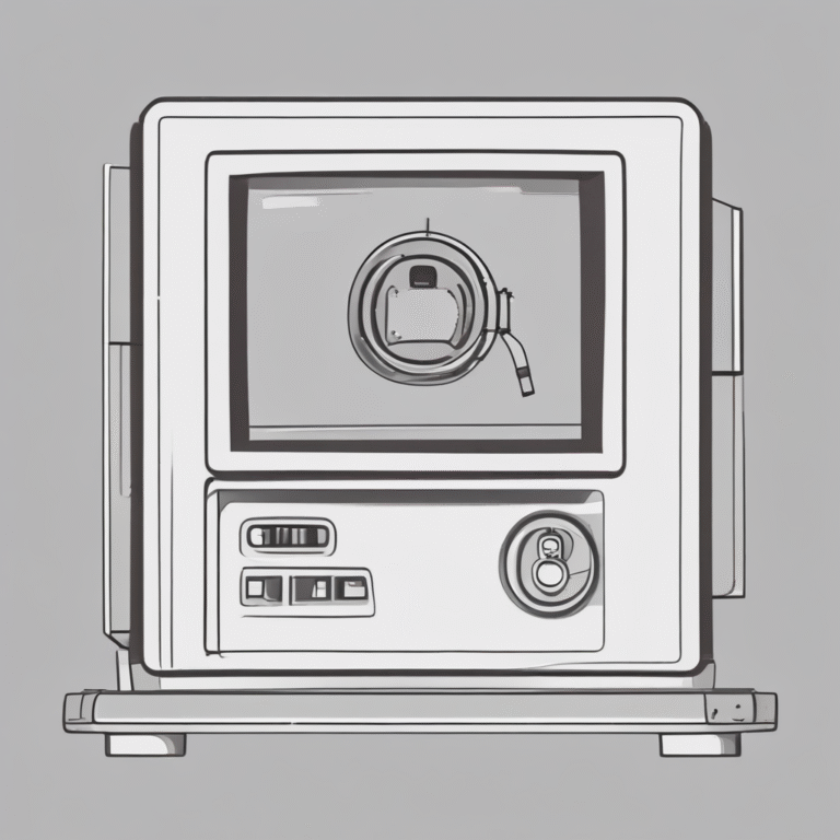 A computer with a lock.