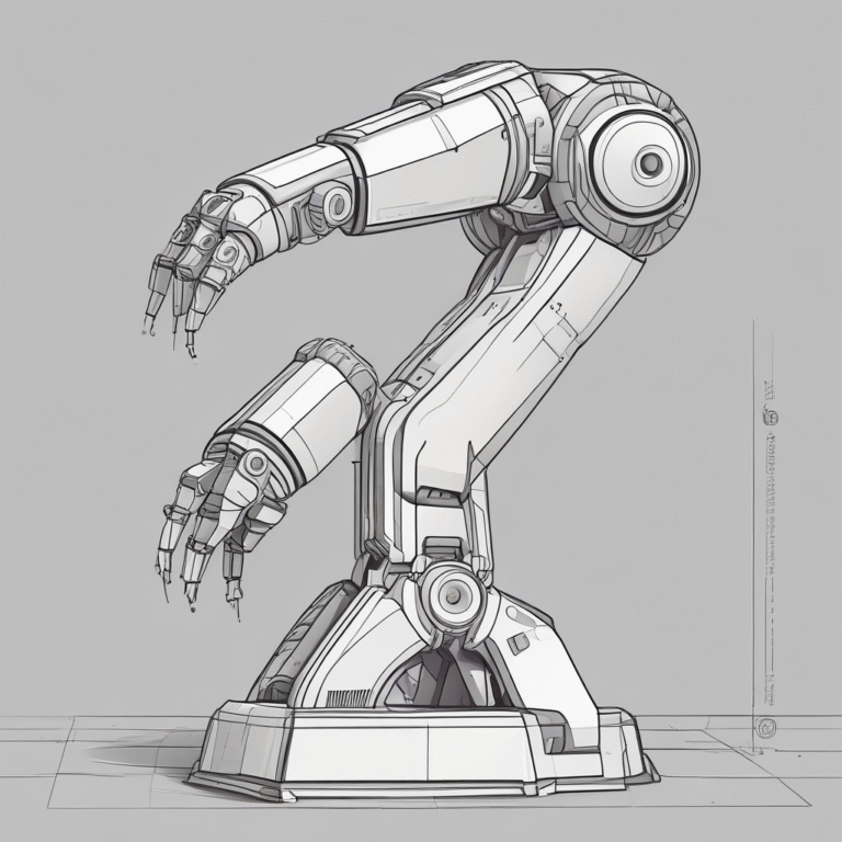 A robotic arm