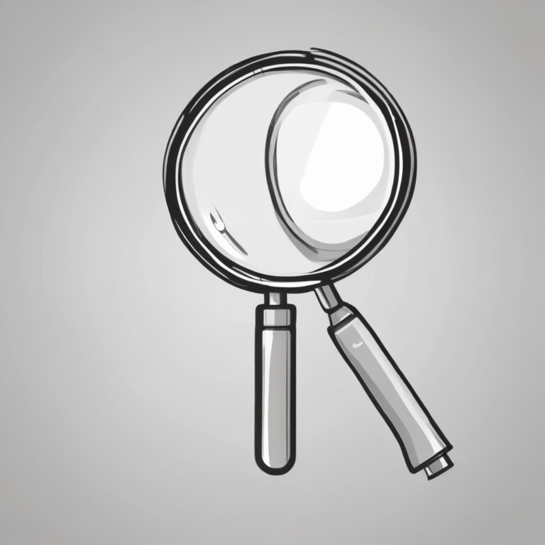 A magnifying glass