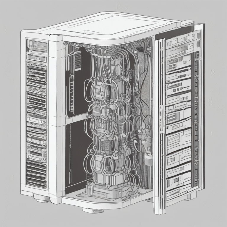 A networked computer server