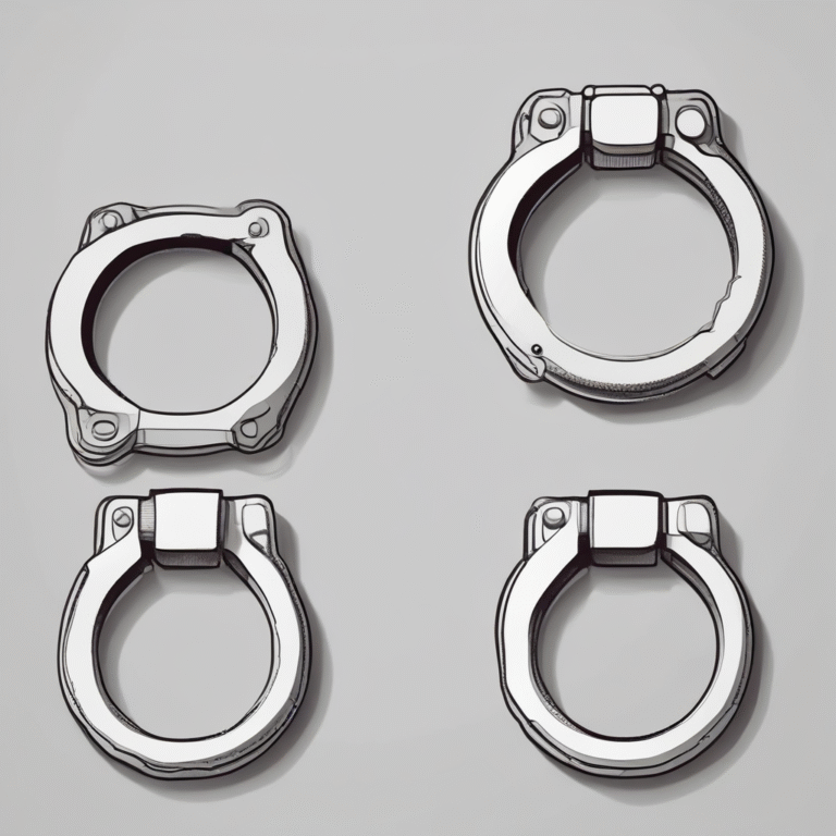 A pair of handcuffs
