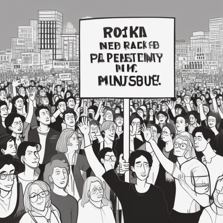 A protest sign with slogans against regulation to illustrate the pushback from tech companies and political figures.