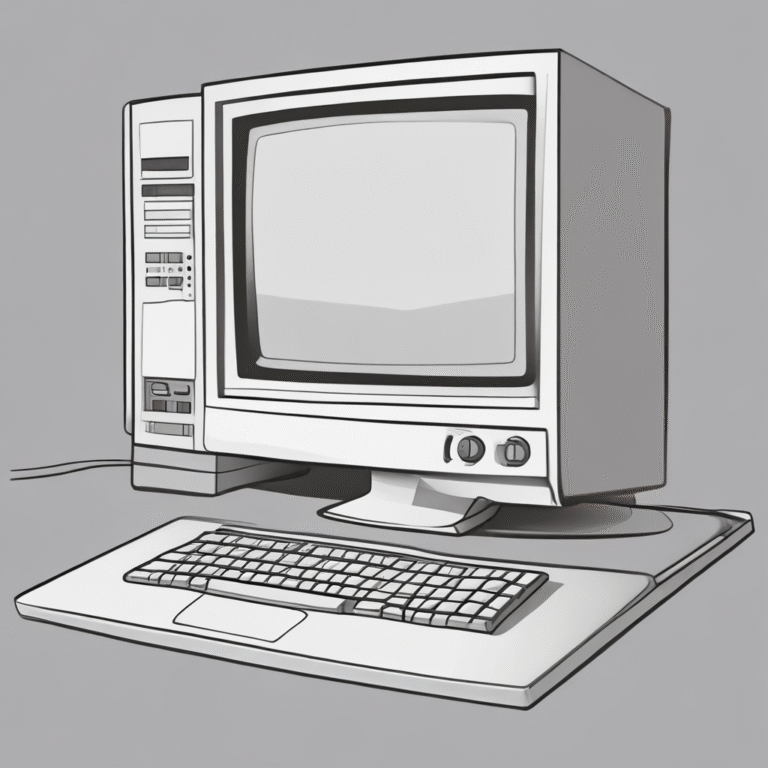 A computer with an alert notification