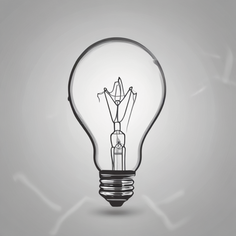 A light bulb to signify innovation and new ideas.