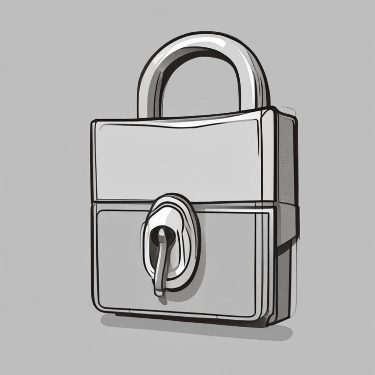 A padlock illustrating the importance of safeguarding personal and sensitive information.