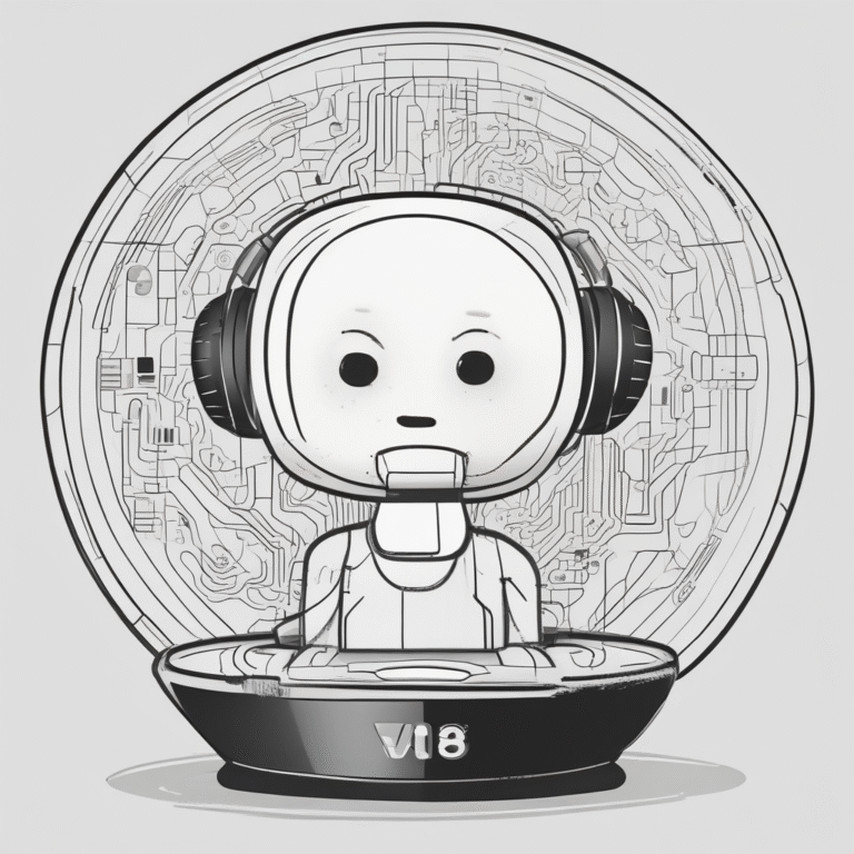 A smart assistant device illustrating the interaction between AI agents and users in a practical context.