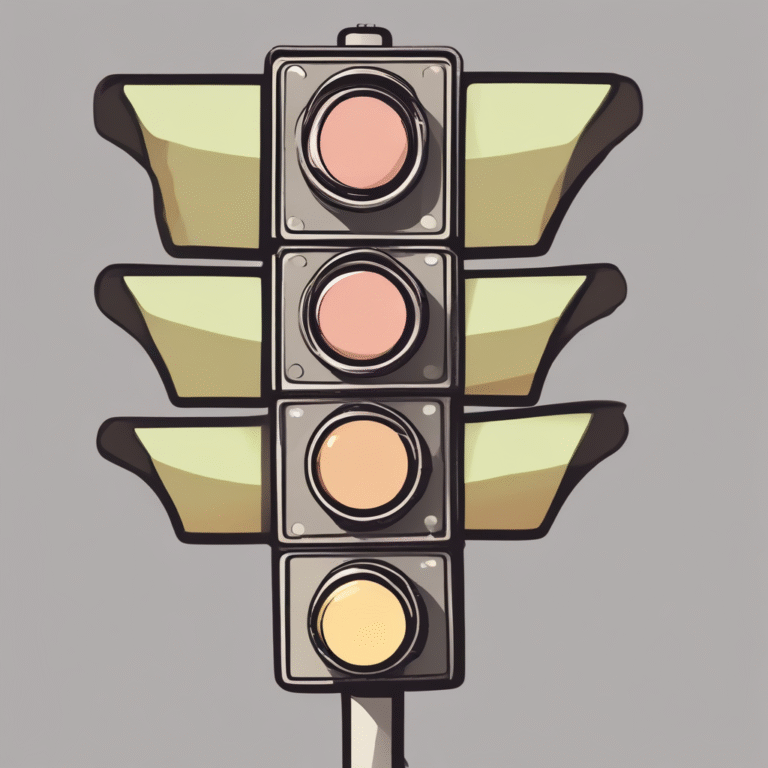 A traffic light