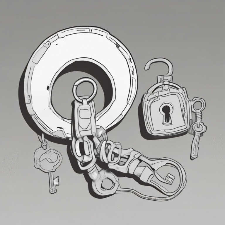 A lock and key set