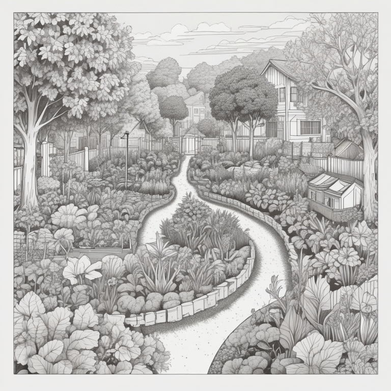 A community garden that symbolizes growth through inclusion and diversity.