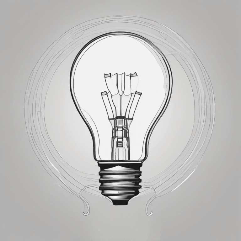 A light bulb to convey innovation and the bright potential of responsible AI solutions.
