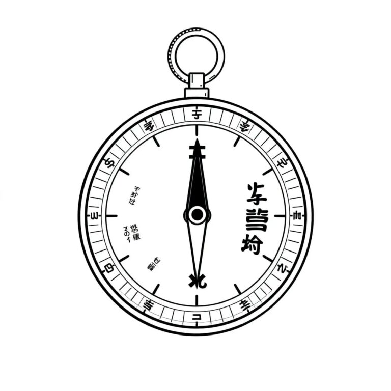 A compass with a digital display that shows a constantly updating ethical algorithm