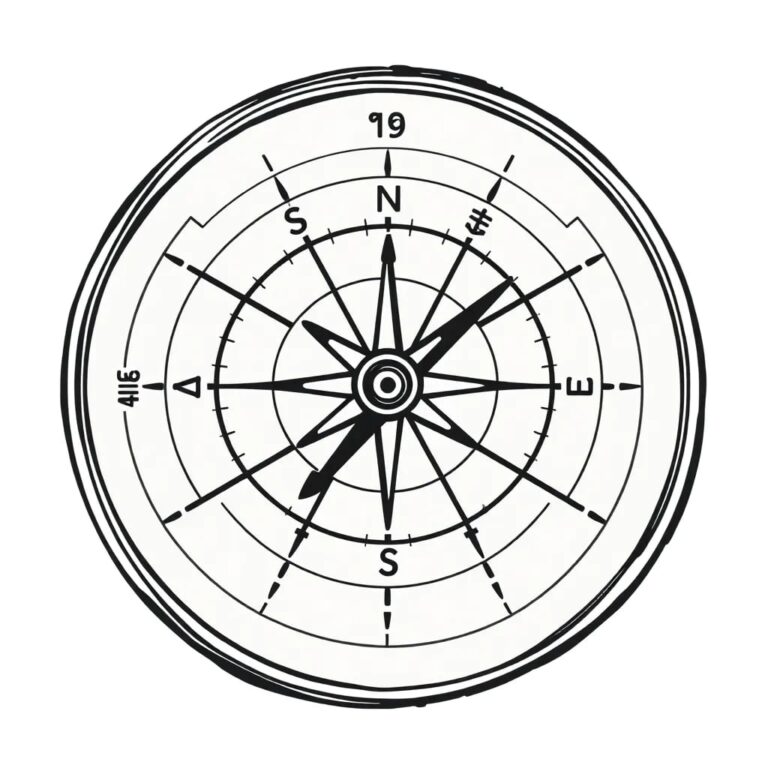 A compass with a digital display that shows a constantly shifting moral compass, reflecting the dynamic nature of ethical decision-making in AI leadership.