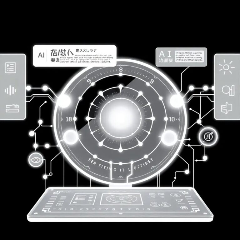 A futuristic, transparent AI control panel with glowing, interconnected nodes that pulse with data, surrounded by a dynamic, holographic interface displaying ethical guidelines and regulatory frameworks.