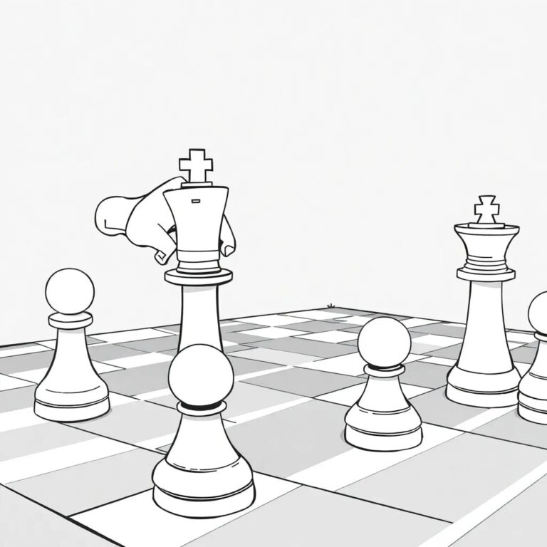 A futuristic chessboard where the pieces are constantly shifting and transforming, representing the dynamic and unpredictable nature of AI regulation.
