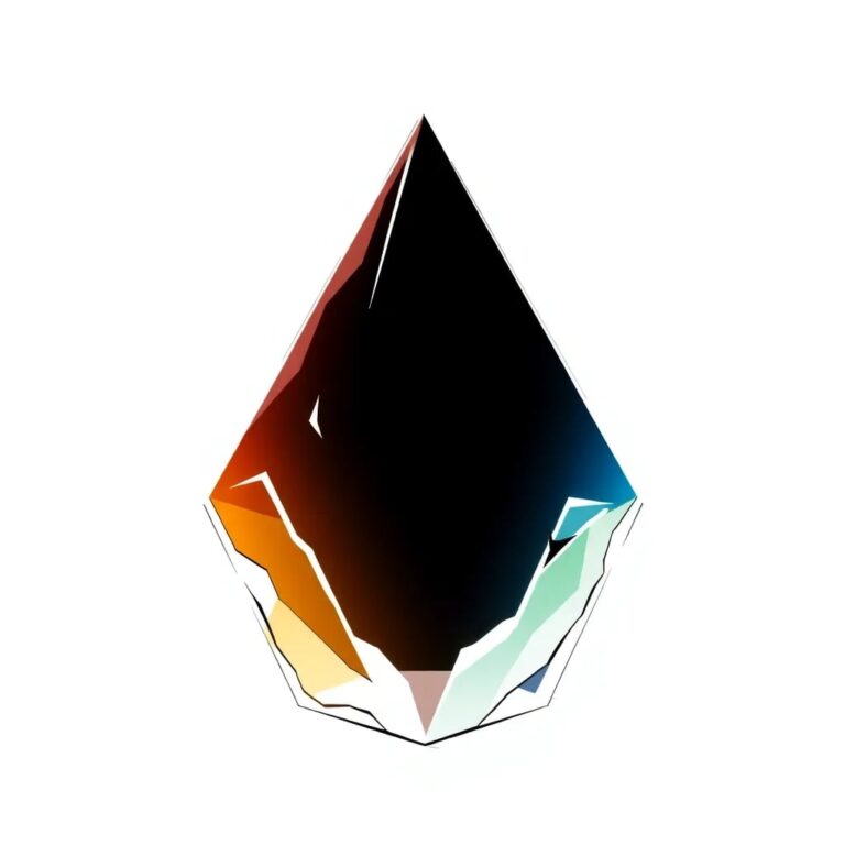 A crystal prism that refracts light into a spectrum of colors, each color representing a different decision-making pathway illuminated by AI.