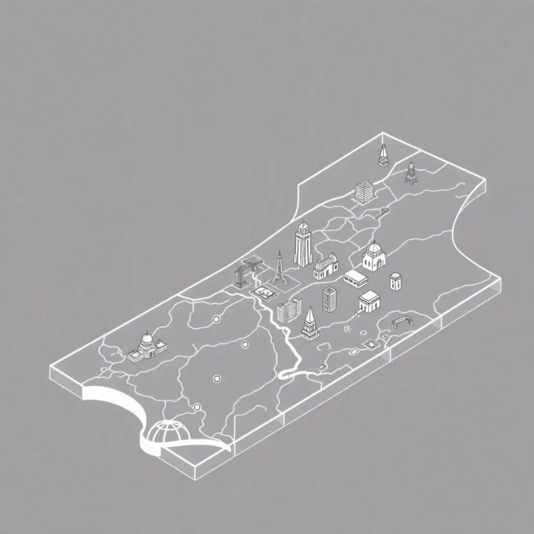 A futuristic, holographic map of California with AI algorithms visibly weaving through its landscape, highlighting key legal landmarks and evolving in real-time.