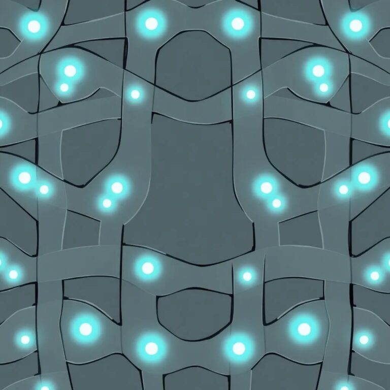 A transparent, intricately woven glass lattice with embedded LED lights that illuminate in different colors to represent safety, ethics, and transparency, changing dynamically as updates are made.