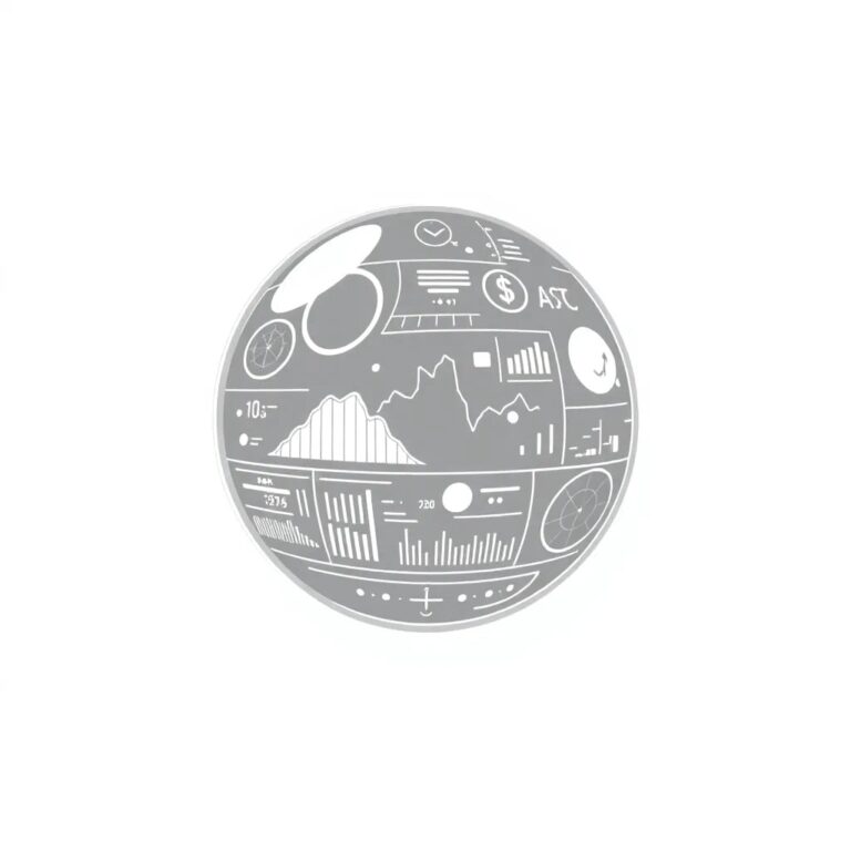 A futuristic, transparent AI-driven crystal orb displaying dynamic, ever-changing risk metrics and financial data streams