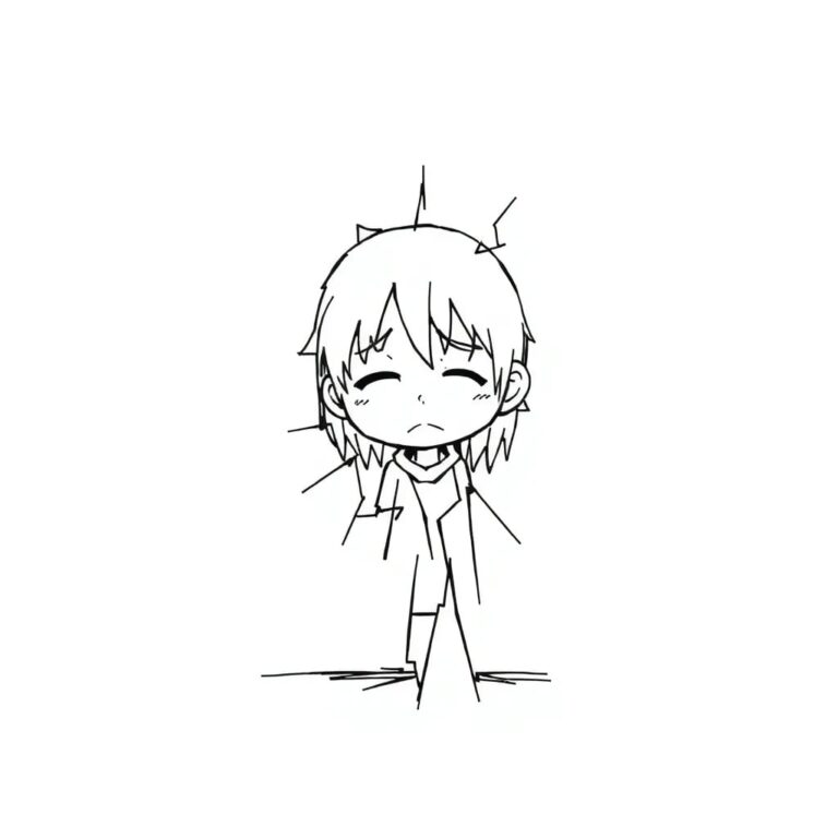 A shattered mirror reflecting a digital avatar in a state of distress