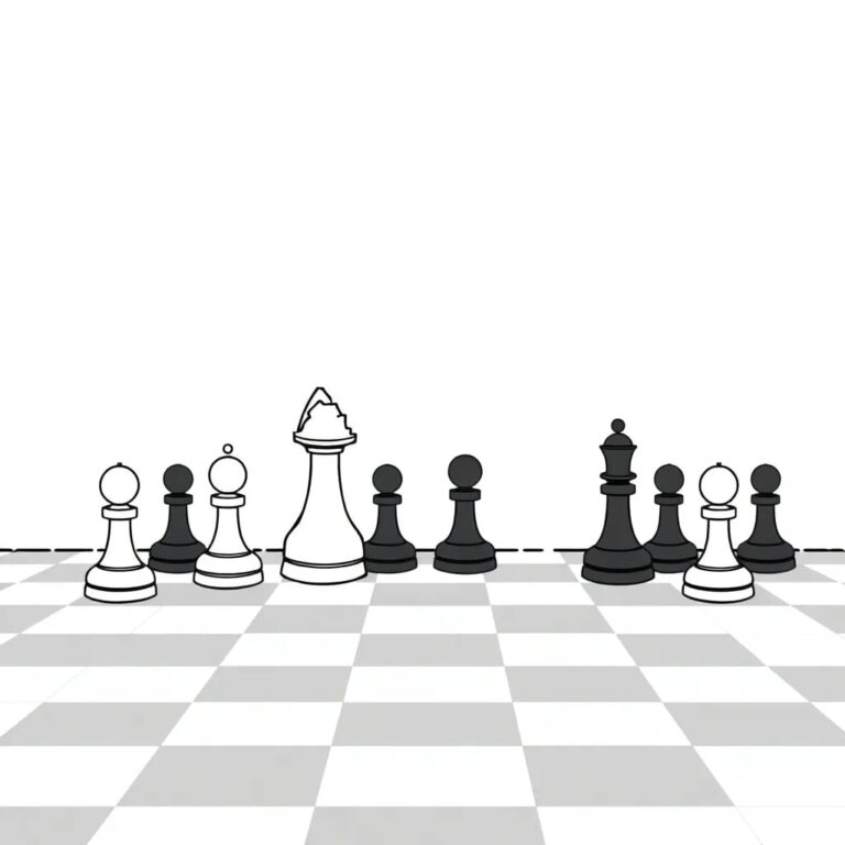 A futuristic chessboard with AI-driven pieces that adapt and learn from each move, symbolizing the dynamic and evolving nature of AI policy.