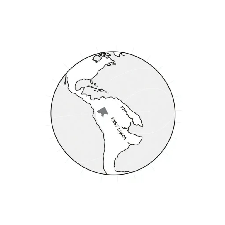 A digital globe with interconnected neural networks pulsating across its surface, displaying real-time legislative data from Panama and surrounding regions.