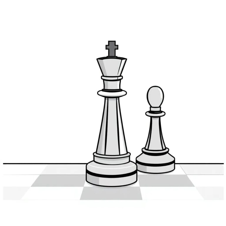 A chessboard with a rook transformed into a sleek, futuristic AI robot