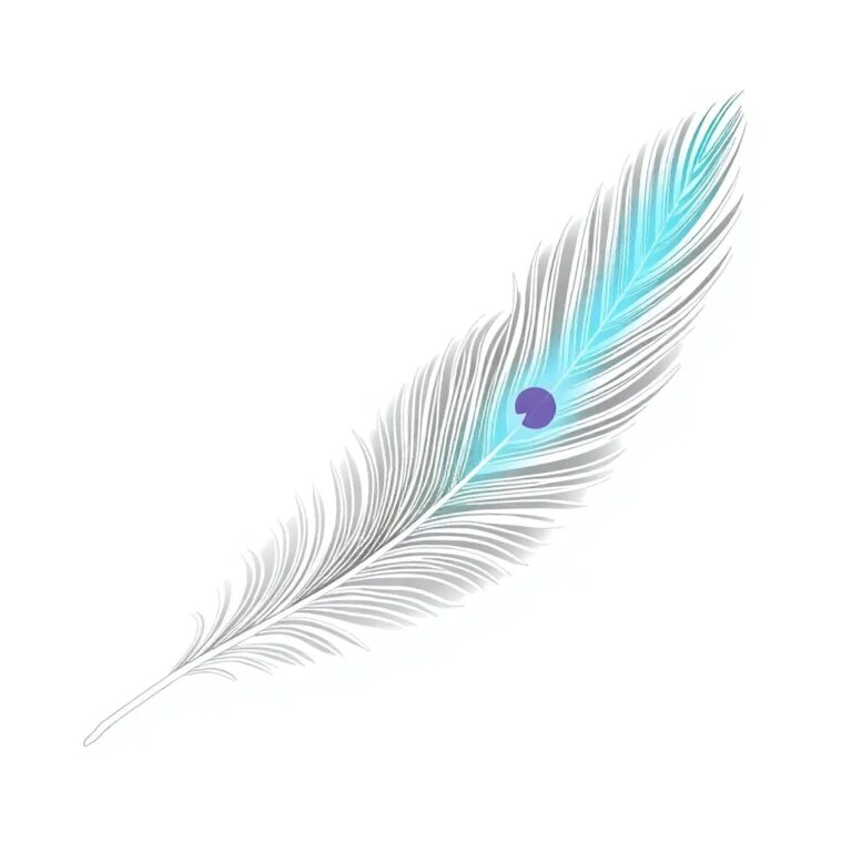 A holographic peacock feather that transforms into a digital circuit board when touched