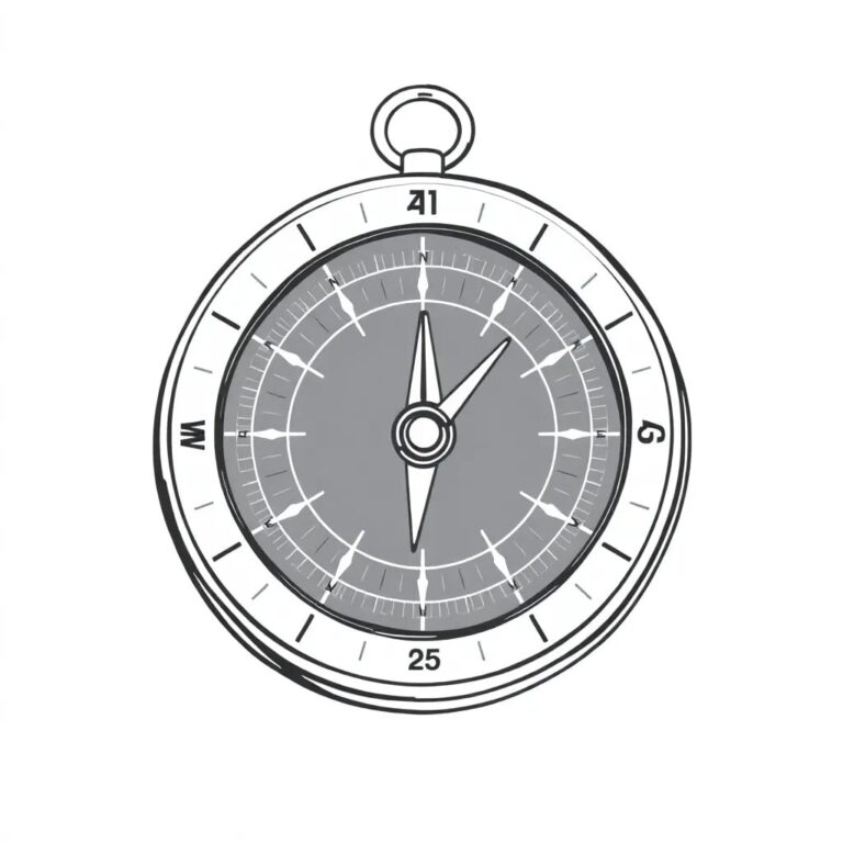 A compass with a digital display and AI-driven needle that adjusts in real-time to changing regulatory landscapes and risk factors.