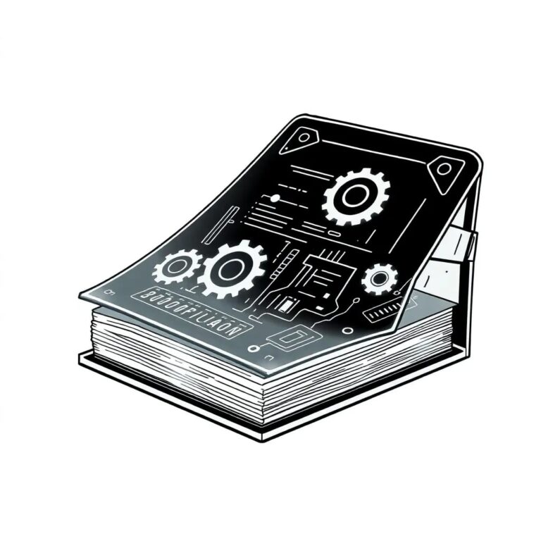 A futuristic, transparent AI-driven ledger book with glowing, dynamic pages that display ever-changing financial data and compliance checks, bound in a cover adorned with interlocking gears and circuits.