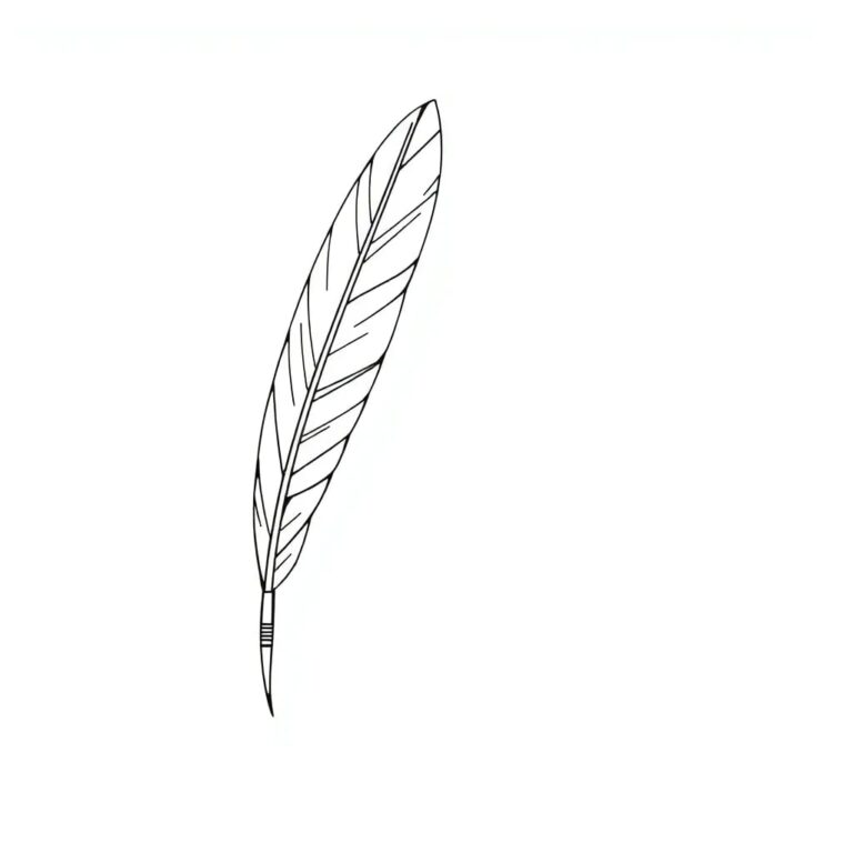 A quill pen with a circuit board feather
