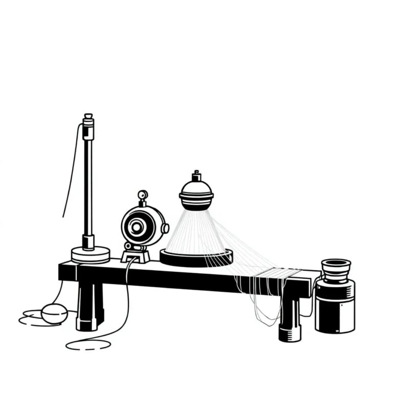 A futuristic, intricately designed AI-powered charkha spinning threads of data into a tapestry of innovation