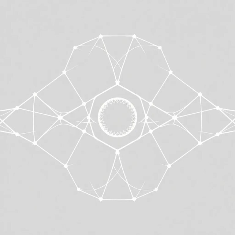 A dynamic, holographic lattice that shifts and adapts in real-time, representing the fluid and intelligent nature of AI-driven firewall governance.